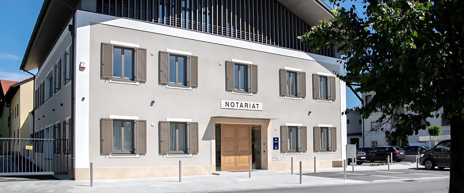Notariatsgebäudes Außenansicht des Notariatsgebäudes